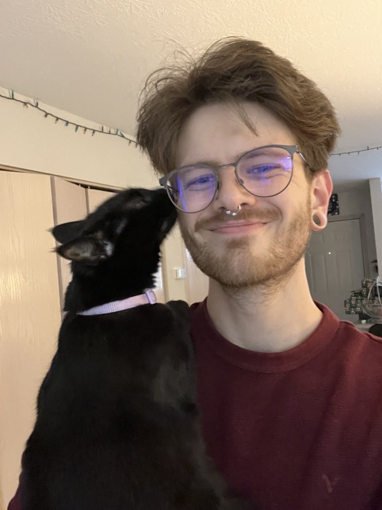 Kanin and his cat Luna